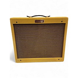 Used Fender Blues Junior Lacqured Tweed Tube Guitar Combo Amp