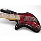 Used Schecter Guitar Research Stiletto Extreme 4 String Red Electric Bass Guitar