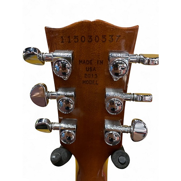 Used Gibson Les Paul Studio Deluxe 2 Tone Sunburst Solid Body Electric Guitar