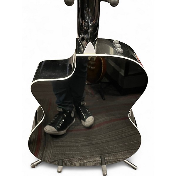 Used Taylor 214CE Deluxe Black Acoustic Electric Guitar