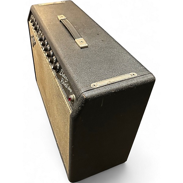 Vintage 1966 Fender Deluxe Reverb Tube Guitar Combo Amp