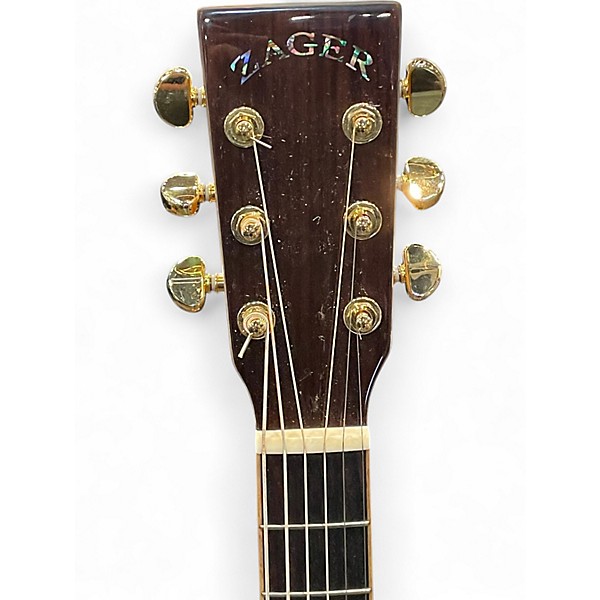 Used Zager ZAD900CE AURA Natural Acoustic Electric Guitar