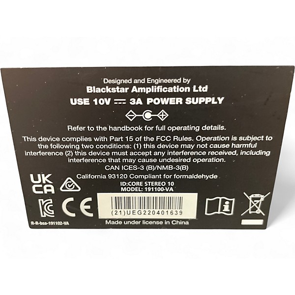 Used Blackstar ID CORE V3 Guitar Combo Amp