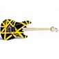 Used EVH Striped Series Black and Yellow Solid Body Electric Guitar thumbnail