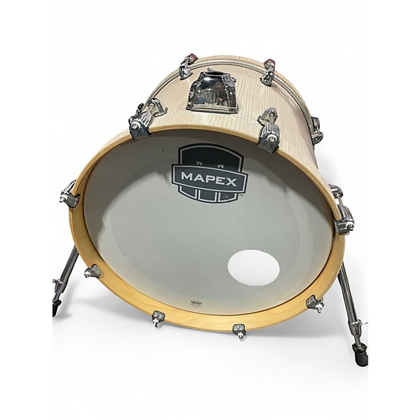 Used Mapex 4 Piece Mars Bop Kit White Woodgrain Drum Kit