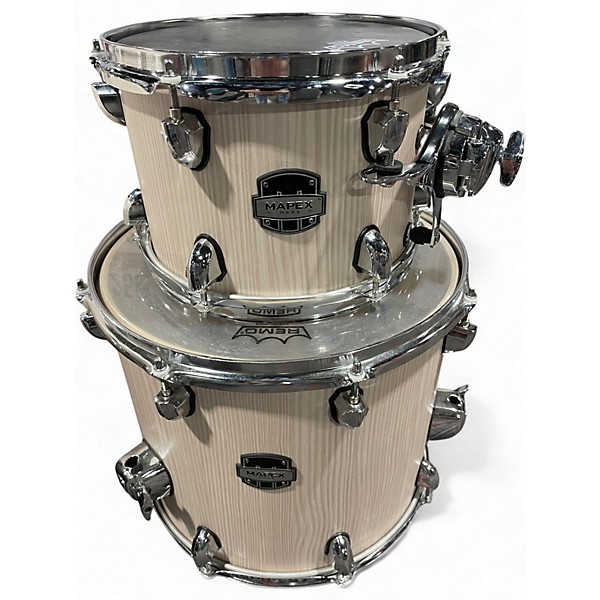 Used Mapex 4 Piece Mars Bop Kit White Woodgrain Drum Kit