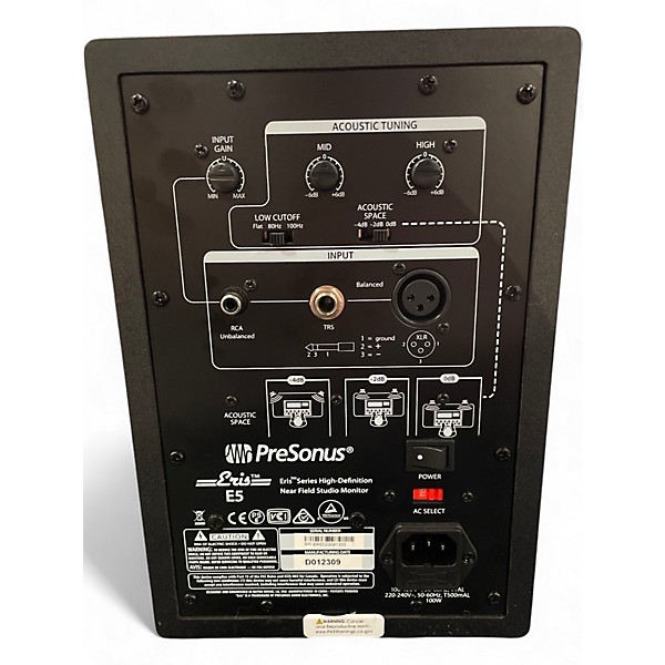 Used PreSonus Eris E5 Powered Monitor