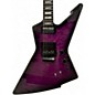 Used Schecter Guitar Research E1FRS Trans Purple Solid Body Electric Guitar