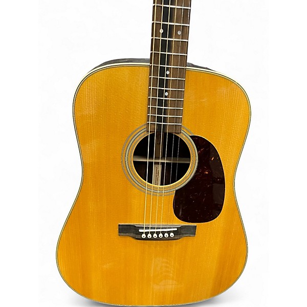 Used Martin D28 natural Acoustic Guitar