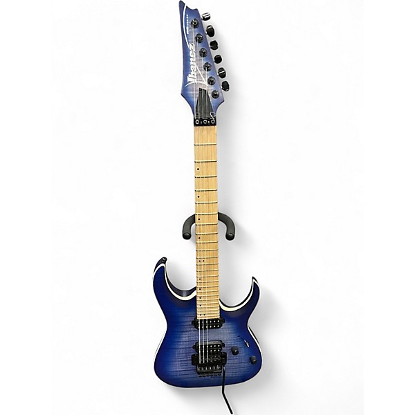 Used Ibanez RGAR42 FLAT BLUE LAGOON BURST Solid Body Electric Guitar