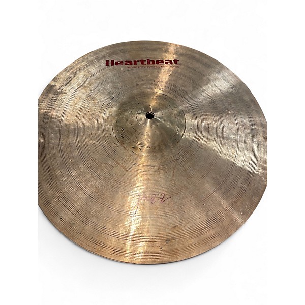 Used Heartbeat 16in jazz hi hat pair Cymbal