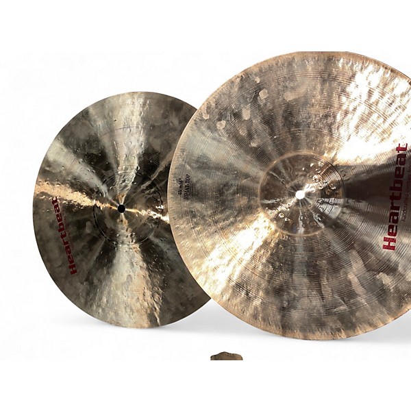 Used Heartbeat 16in jazz hi hat pair Cymbal