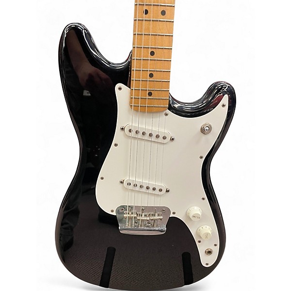 Used Fender Duo Sonic Black Solid Body Electric Guitar
