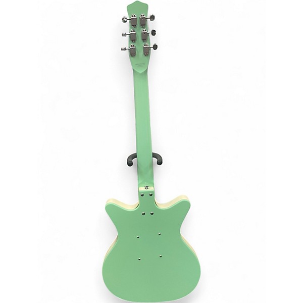 Used Danelectro nos plus Green Solid Body Electric Guitar