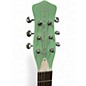 Used Danelectro nos plus Green Solid Body Electric Guitar