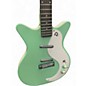 Used Danelectro nos plus Green Solid Body Electric Guitar