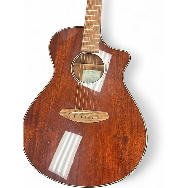 Used Breedlove DISCOVERY S CONCERT CE HB Mahogany Acoustic Electric Guitar