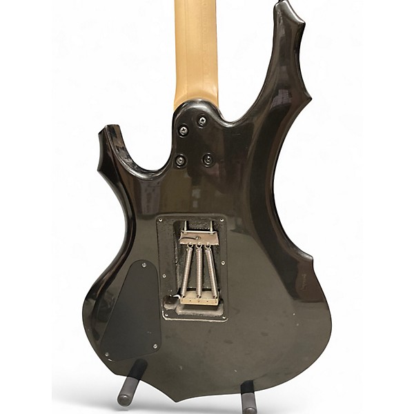 Used ESP LTD F-200 Metallic Black Solid Body Electric Guitar