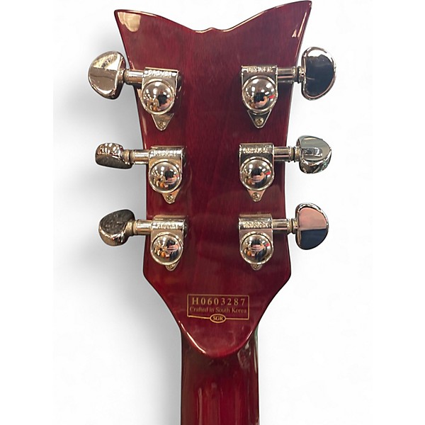 Used Schecter Guitar Research Tempest Custom Satin Red Solid Body Electric Guitar