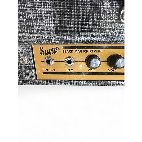 Used Supro 1695T Black Magick 25W 1x12 Tube Guitar Combo Amp