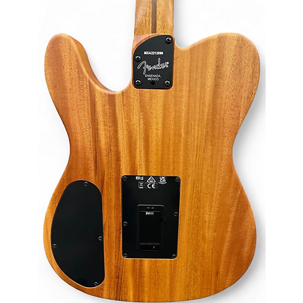 Used 2022 Fender Acoustasonic Player Telecaster Shadowburst Acoustic Electric Guitar