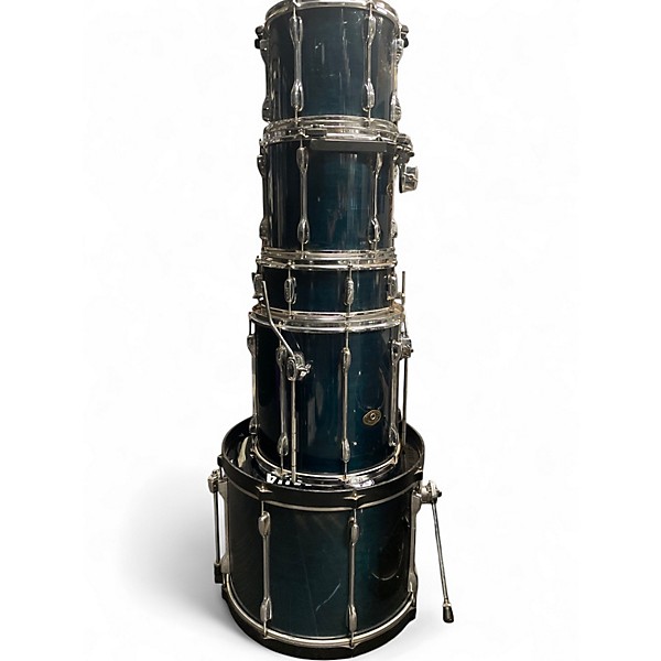 Used TAMA 5 Piece Rockstar Blue Drum Kit