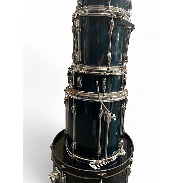 Used TAMA 5 Piece Rockstar Blue Drum Kit