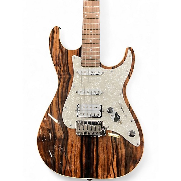 Used Michael Kelly Custom Collection 65 Striped Ebony Solid Body Electric Guitar