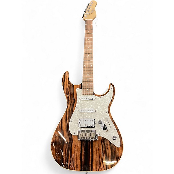 Used Michael Kelly Custom Collection 65 Striped Ebony Solid Body Electric Guitar