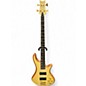 Used Schecter Guitar Research Stiletto Custom 4 String Satin Natural Electric Bass Guitar thumbnail
