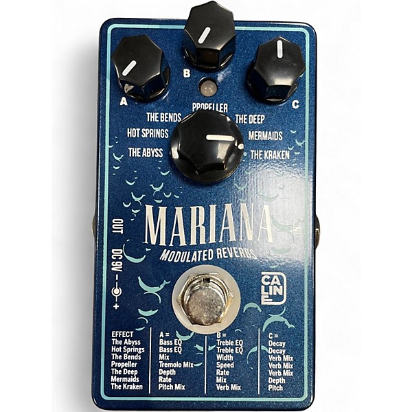 Used Caline CP-507Mariana Modulated Reverbs Effect Pedal