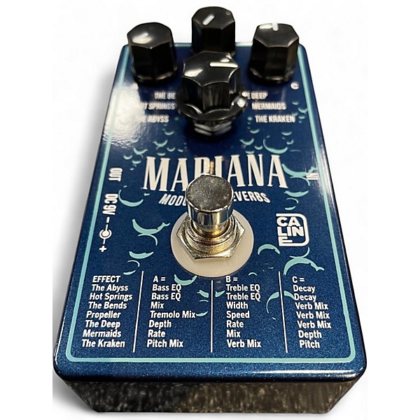Used Caline CP-507Mariana Modulated Reverbs Effect Pedal