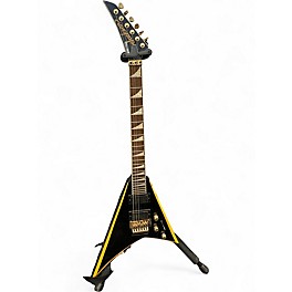 Used Jackson X-SERIES RRX24 Black and Yellow Solid Body Electric Guitar