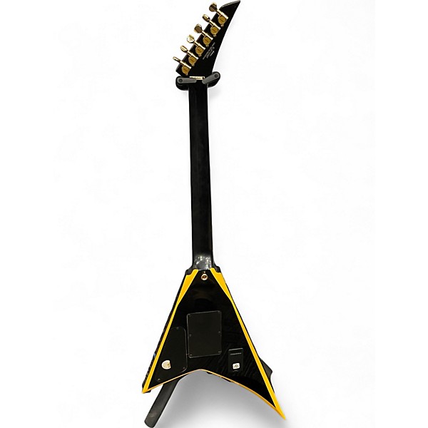 Used Jackson X-SERIES RRX24 Black and Yellow Solid Body Electric Guitar
