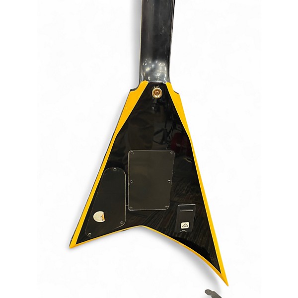 Used Jackson X-SERIES RRX24 Black and Yellow Solid Body Electric Guitar