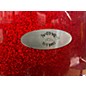 Used Twisted Sick Drum Works 13in 13X7 MAPLE SNARE RED SPARKLE Drum