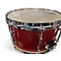 Used Twisted Sick Drum Works 13in 13X7 MAPLE SNARE RED SPARKLE Drum
