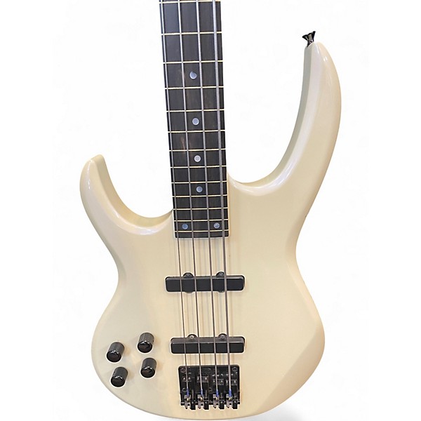 Used Carvin LB-70 White Electric Bass Guitar