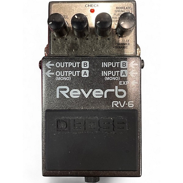 Used BOSS RV6 Digital Reverb Effect Pedal