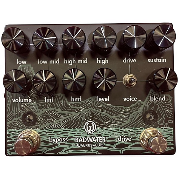 Used Walrus Audio badwater Bass Effect Pedal