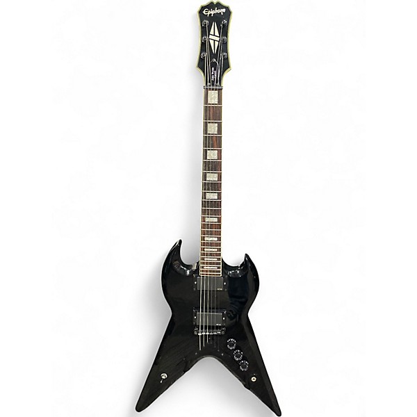 Used Epiphone ZAKK WYLDE ZV MATTE BLACK Solid Body Electric Guitar