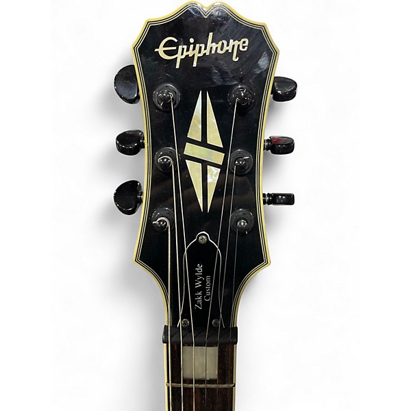 Used Epiphone ZAKK WYLDE ZV MATTE BLACK Solid Body Electric Guitar