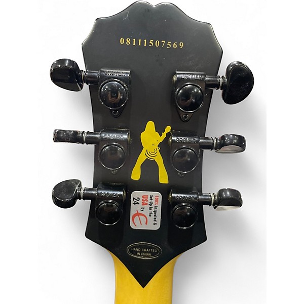 Used Epiphone ZAKK WYLDE ZV MATTE BLACK Solid Body Electric Guitar