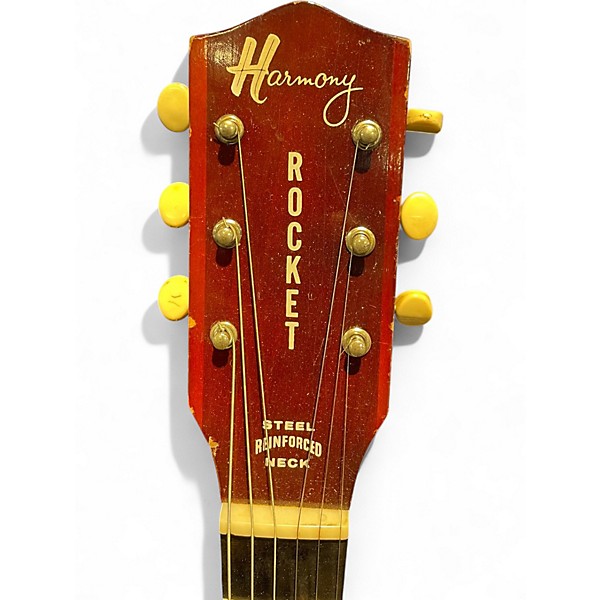 Vintage 1960s Harmony Rocket Vintage Sunburst Hollow Body Electric Guitar
