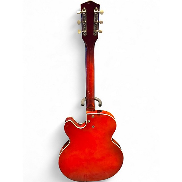 Vintage 1960s Harmony Rocket Vintage Sunburst Hollow Body Electric Guitar