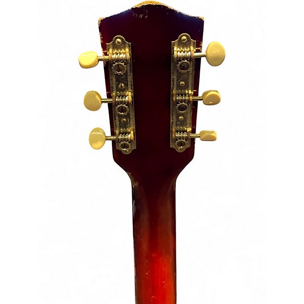 Vintage 1960s Harmony Rocket Vintage Sunburst Hollow Body Electric Guitar