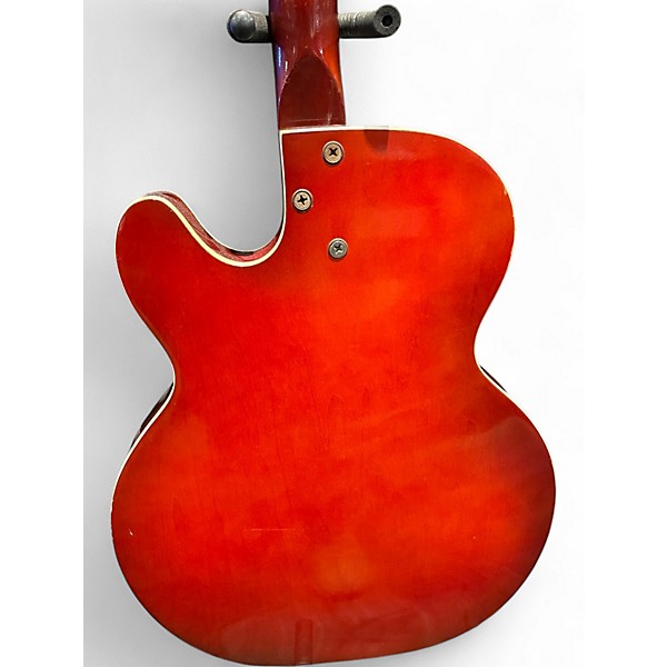 Vintage 1960s Harmony Rocket Vintage Sunburst Hollow Body Electric Guitar