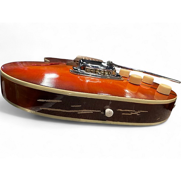 Vintage 1960s Harmony Rocket Vintage Sunburst Hollow Body Electric Guitar