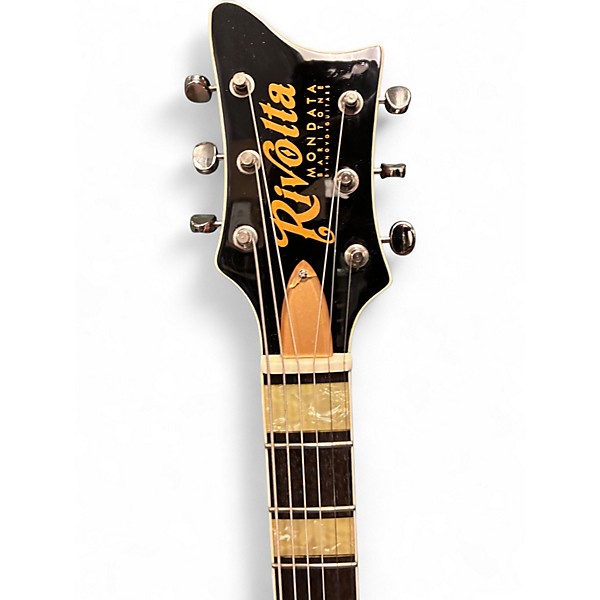 Used Rivolta Mondata Baritone VII Pink Baritone Guitars