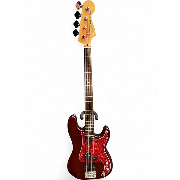 Used Fender Standard Precision Bass Brown Electric Bass Guitar